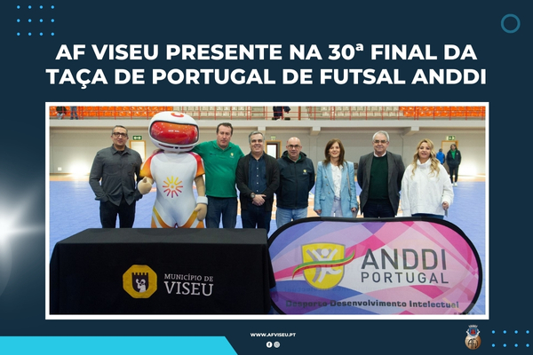 AF Viseu presente na final da Taça de Portugal de futsal adaptado
